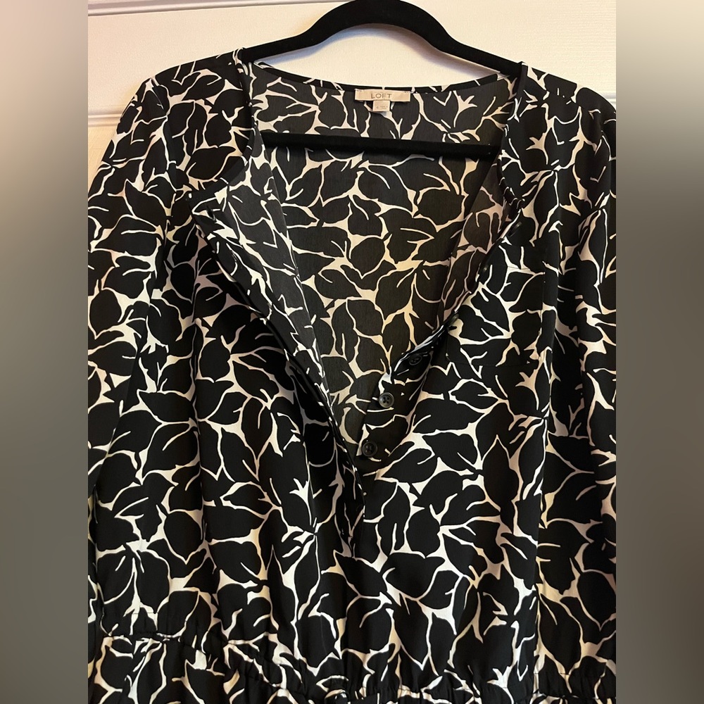 Patterned Button-Up Romper - image 2